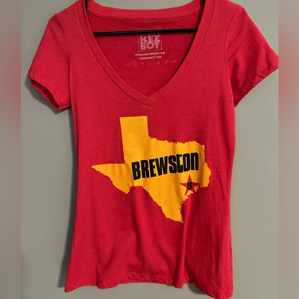 8th Wonder Brewston Short Sleeve Ladies Fitted Texas Brewery Shirt
